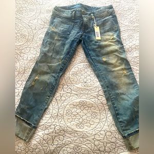 Brand New NWT Diesel Hushy jeans faded wash . 30x34. Original Made in Italy